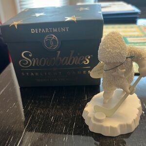 Department 56 Snow Babies, “Shoot For The Goal.”